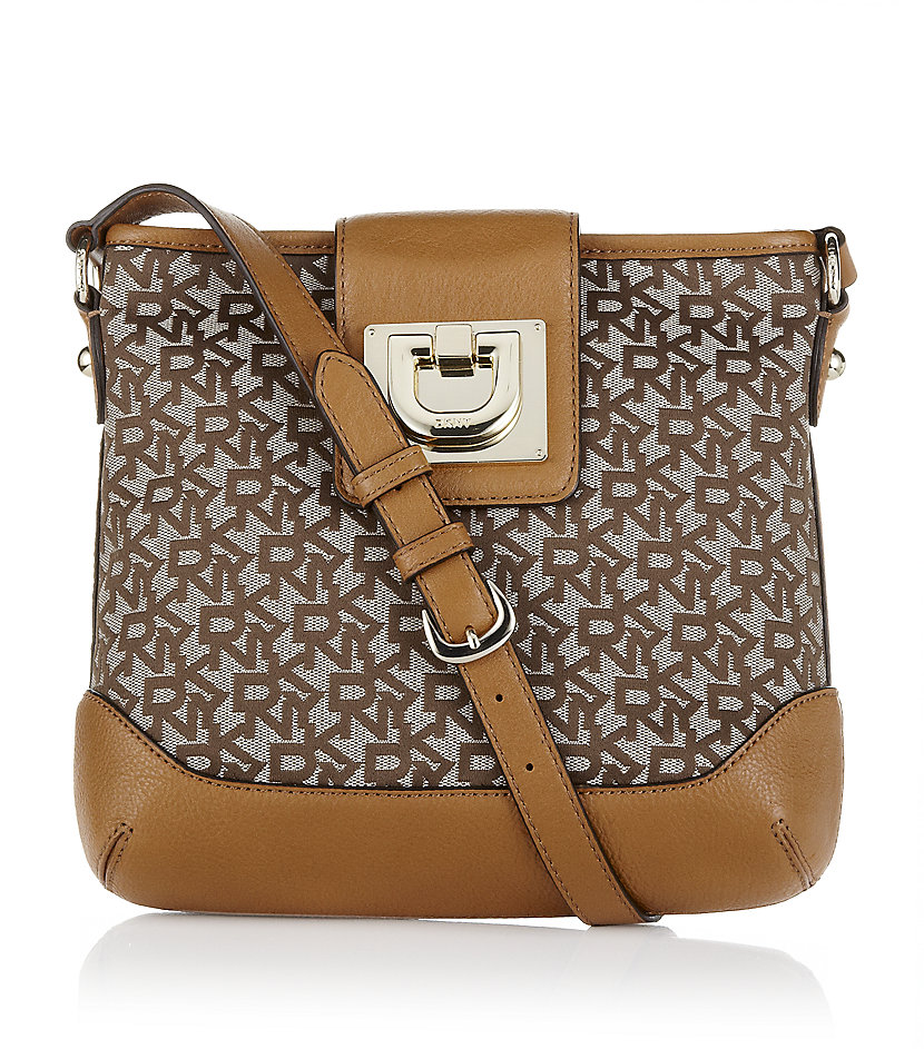 Dkny Heritage Town Country Crossbody Bag in Brown Lyst