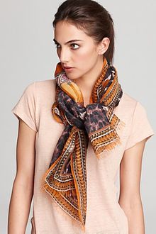 Emilio Pucci Porticato Leopard Print Oblong Scarf - Lyst