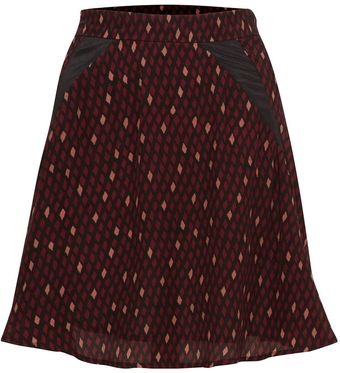 French Connection Winter Diamond Flared Skirt - Lyst