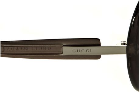 Gucci Ladies S Grey Sunglasses in Gray (grey) | Lyst