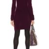 Karen Millen Essential Sweater Knit Dress in Purple - Lyst