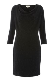 Linea Weekend Ladies Metallic Cowl Neck Dress - Lyst