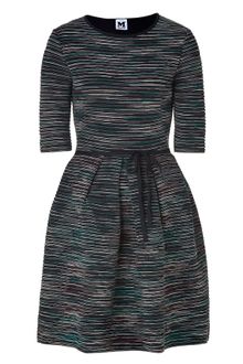 Missoni M  Mini Striped Wool Blend Dress - Lyst