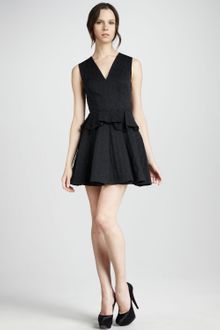 Robert Rodriguez Flared Jacquard Dress - Lyst
