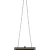 Topshop Snake Frame Bag in Black - Lyst