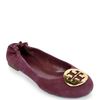 Tory Burch Reva Plum Suede Ballet Flat in Purple (plum) - Lyst