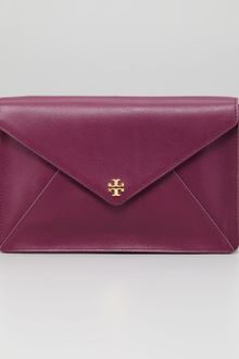 Tory Burch Robinson Large Envelope Clutch Bag Pretty Violet - Lyst