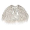 Alexander Mcqueen Ostrich Feather Shrug in Gray - Lyst