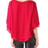 Alice + Olivia Hampton Dolman Sleeve Top in Red - Lyst