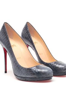 Christian Louboutin Filo Cobra Leather Platform Pumps - Lyst