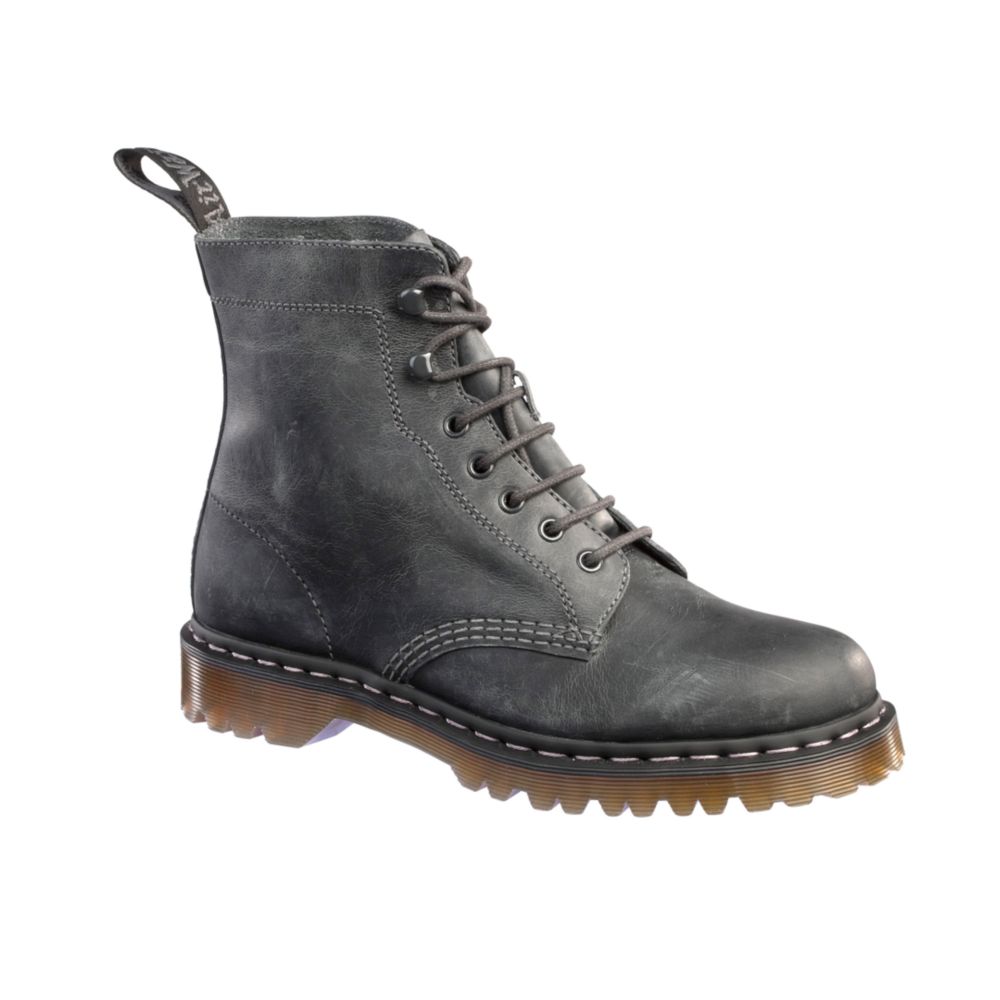 Dr. Martens Harlow Lace Up Boots in Black for Men (slate grey) Lyst