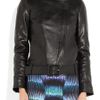 Gucci Belted Polished Leather Jacket in Black - Lyst