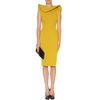 Lanvin Neoprene Dress in Yellow - Lyst