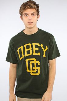 Obey The Gigantes Basic Tee in Hunter Green - Lyst