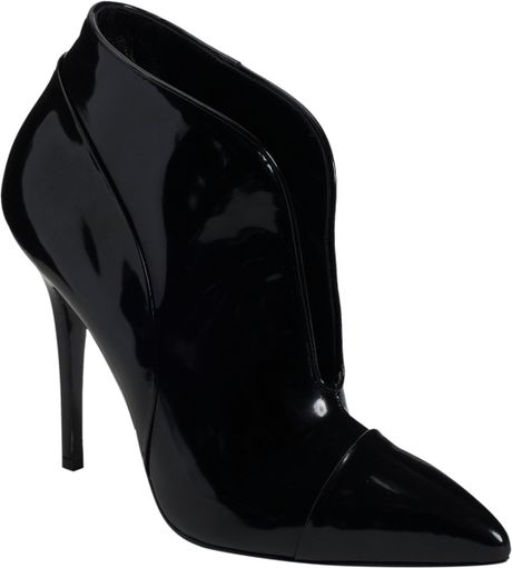 Proenza Schouler Lowcut Vamp Ankle Boot in Black - Lyst
