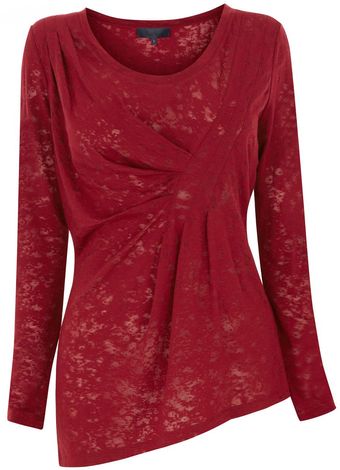 Bastyan Long Sleeved Burnout Top - Lyst