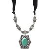 Lanvin Crystal Small Barbara Pendant Necklace in Green - Lyst