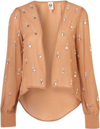 Topshop Embellished Jacket By Cocos Fortune - Lyst