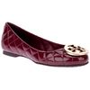 Tory Burch Quinn Ballet Flat in Purple (bordeaux) - Lyst
