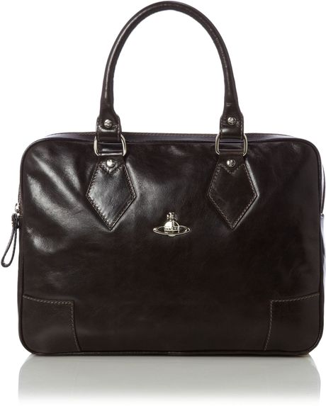 Vivienne Westwood Nomad Laptop Bag in Brown for Men - Lyst