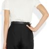 Dolce & Gabbana Engravedbuckle Leather Belt in Black - Lyst