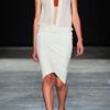 Narciso Rodriguez White Stretch Viscose Suiting Skirt in White - Lyst