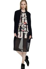 3.1 Phillip Lim Bonded Satin Back Crepe Jacket