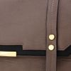 Asos Metal Corner Satchel in Brown (blackmink) - Lyst