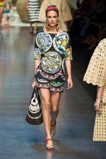 Dolce & Gabbana Spring 2013 Runway Look 49 - Lyst