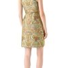 Matthew Williamson Brocade Cutout Dress in Gold (mint) - Lyst