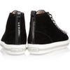 Miu Miu Velvet Hightop Sneakers in Black - Lyst