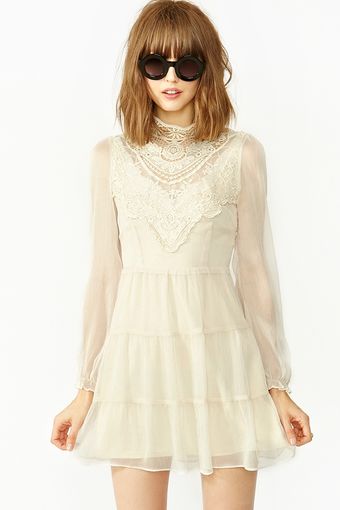Nasty Gal Florence Crochet Dress - Lyst