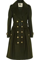 Burberry Wool and Cashmere Blend Trench Coat