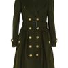 Burberry Wool and Cashmere Blend Trench Coat in Green (forest) - Lyst