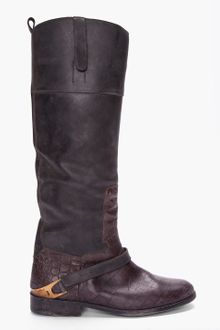 Golden Goose Deluxe Brand Black Knee High Charlye Boots - Lyst