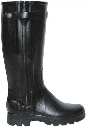 Le Chameau Natural Rubber Leather Rain Boots - Lyst