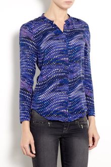 See By Chloé Cloquet Silk Las Vegas Print Blouse - Lyst