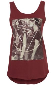 Topshop Symbol Couple Vest - Lyst