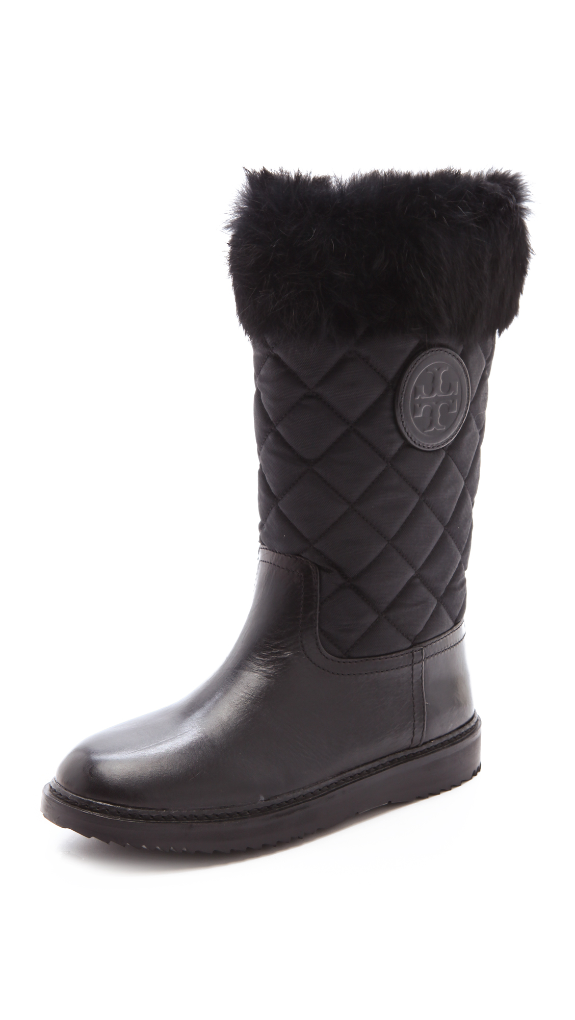 tory burch fur shoes