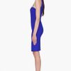 Versace Silk Cocktail Dress in Blue - Lyst