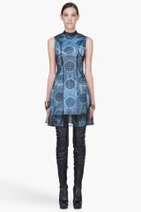 Versus  Blue Lace Dress