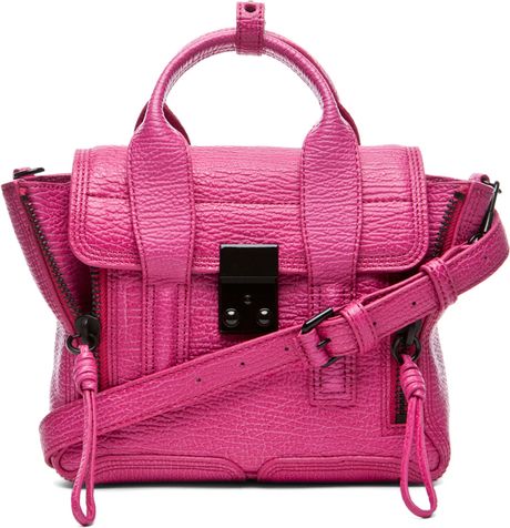 3.1 Phillip Lim Pashli Mini Satchel in Bright Fuchsia in Pink (bright fuchsia) - Lyst