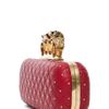 Alexander Mcqueen Knuckle Box Long Clutch in Cherry in Red (cherry) - Lyst