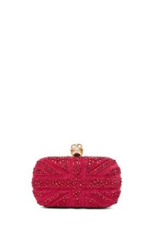 Alexander McQueen Britannia Skull Box Clutch - Lyst