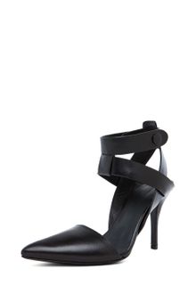 Alexander Wang Sonja Ankle Strap Pump in Black - Lyst