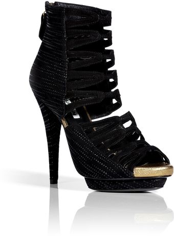Burak Uyan Black Suede Platform Sandals - Lyst