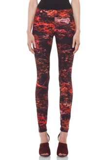 Helmut Lang Midnight Floral Reflex Legging in Red Multi - Lyst