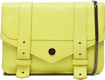 Proenza Schouler Ps1 Large Chain Wallet in Lemon - Lyst