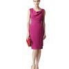 Reiss Metal Bar Trim Clutch in Red - Lyst