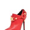 Versace Harness Bootie in Red in Red - Lyst